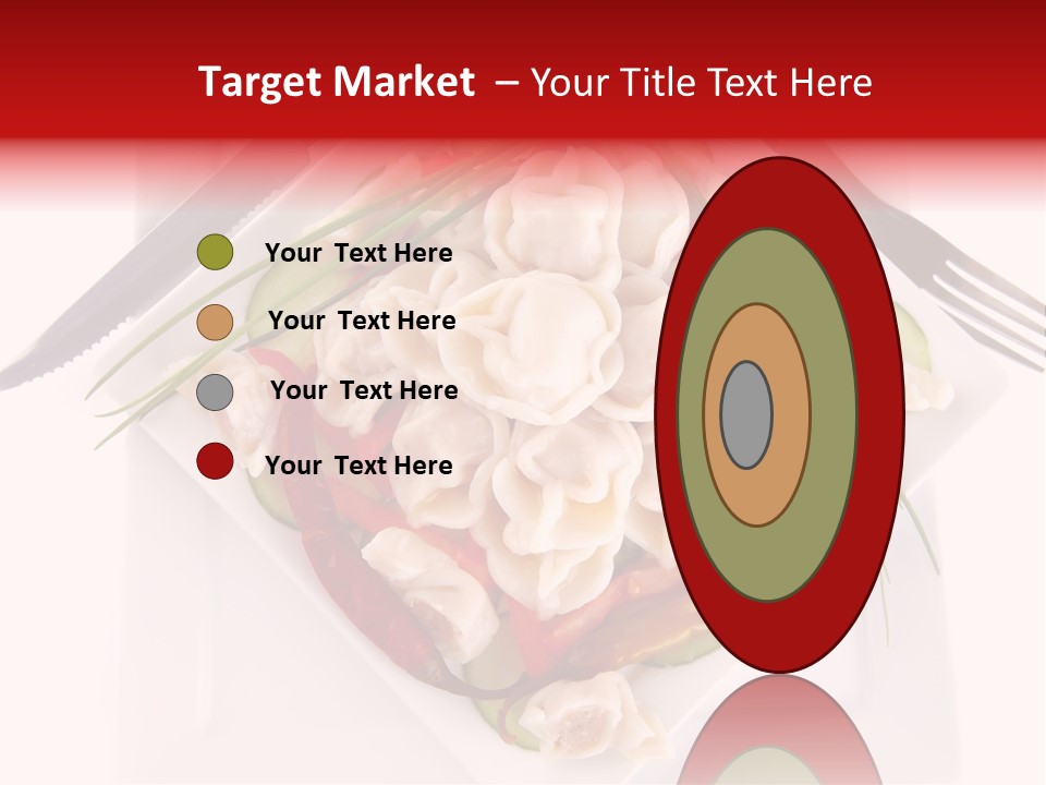 Dish Green Tortellini PowerPoint Template