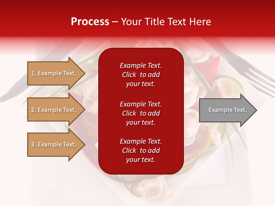 Dish Green Tortellini PowerPoint Template