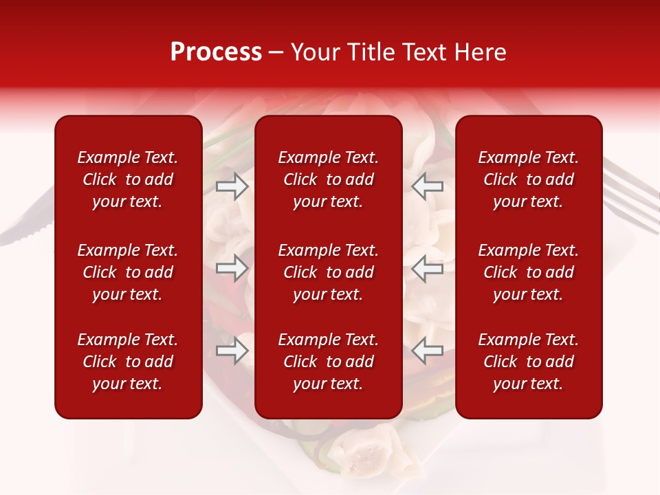 Dish Green Tortellini PowerPoint Template