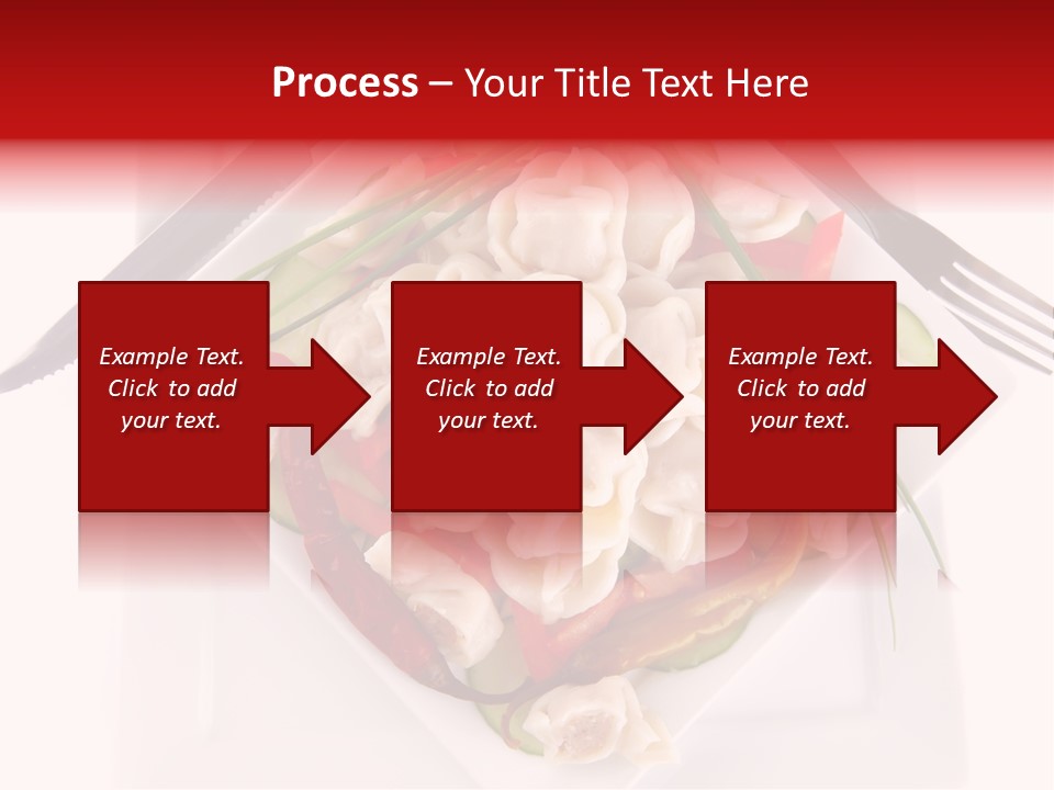 Dish Green Tortellini PowerPoint Template