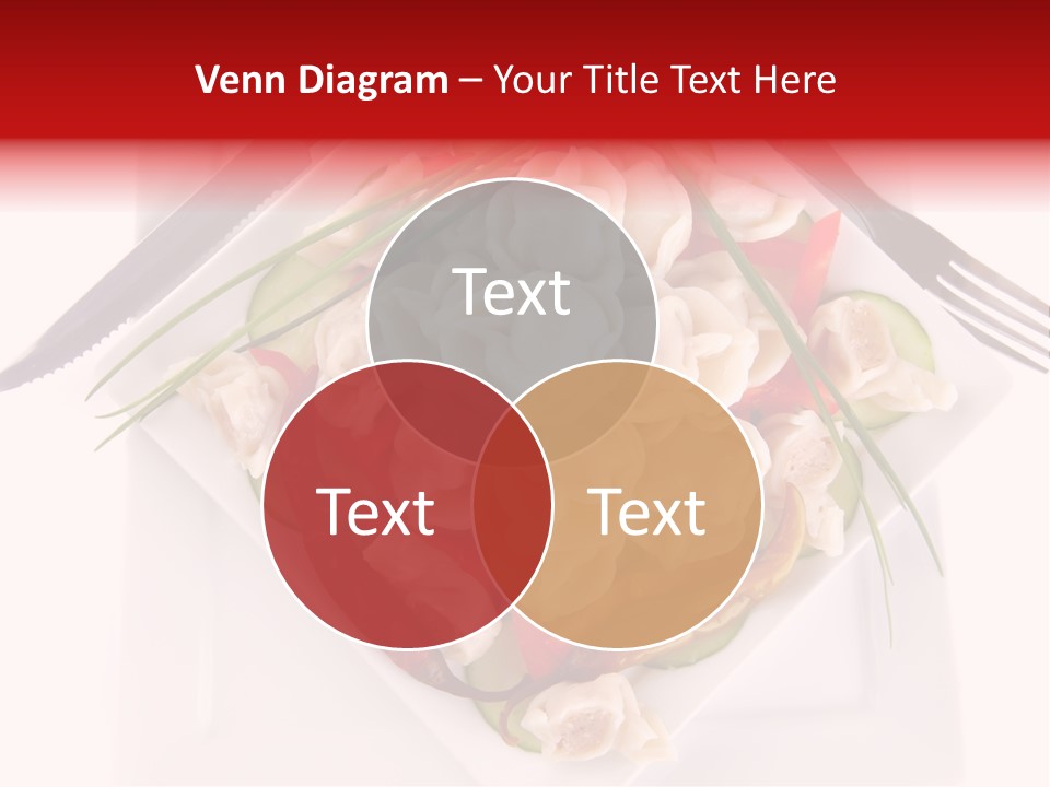 Dish Green Tortellini PowerPoint Template