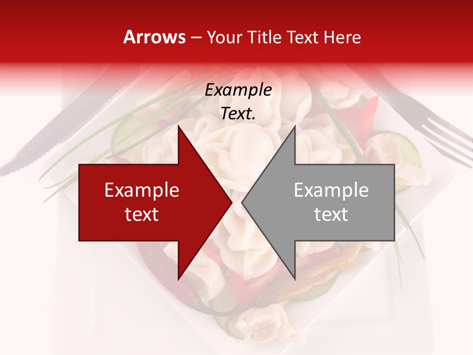 Dish Green Tortellini PowerPoint Template