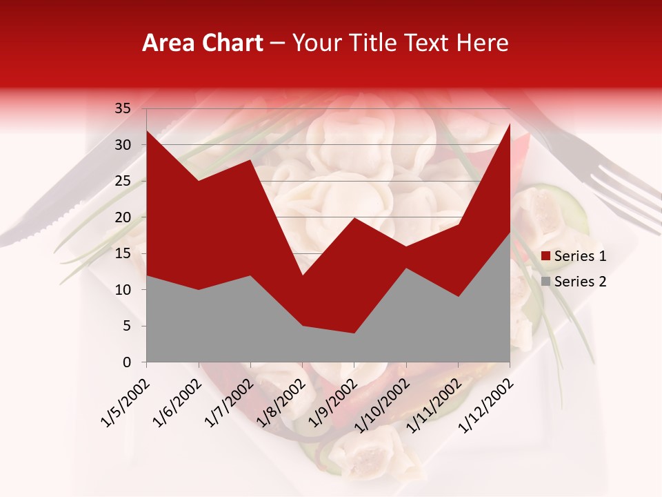 Dish Green Tortellini PowerPoint Template