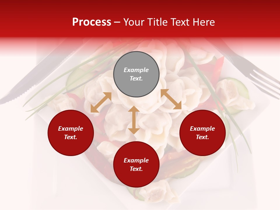Dish Green Tortellini PowerPoint Template