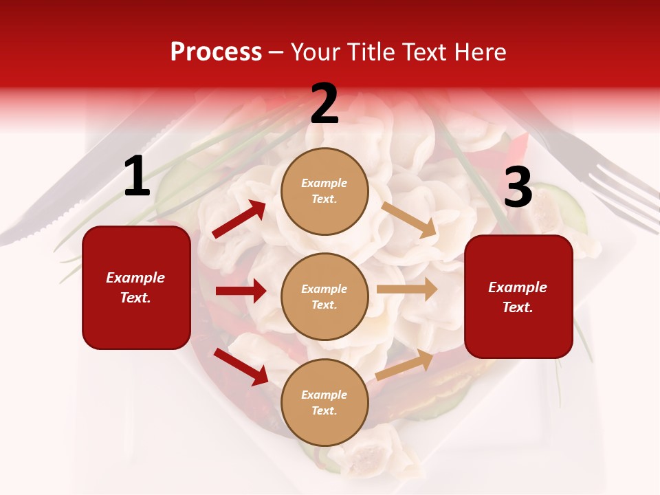 Dish Green Tortellini PowerPoint Template