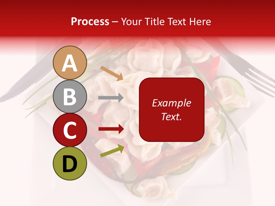 Dish Green Tortellini PowerPoint Template