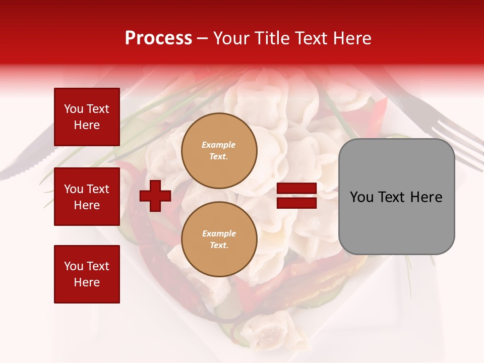 Dish Green Tortellini PowerPoint Template