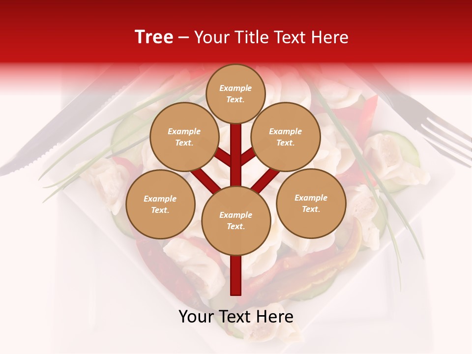 Dish Green Tortellini PowerPoint Template