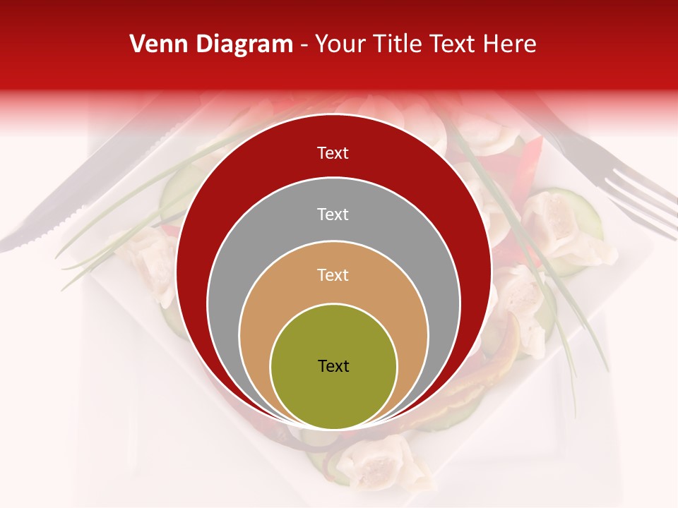 Dish Green Tortellini PowerPoint Template