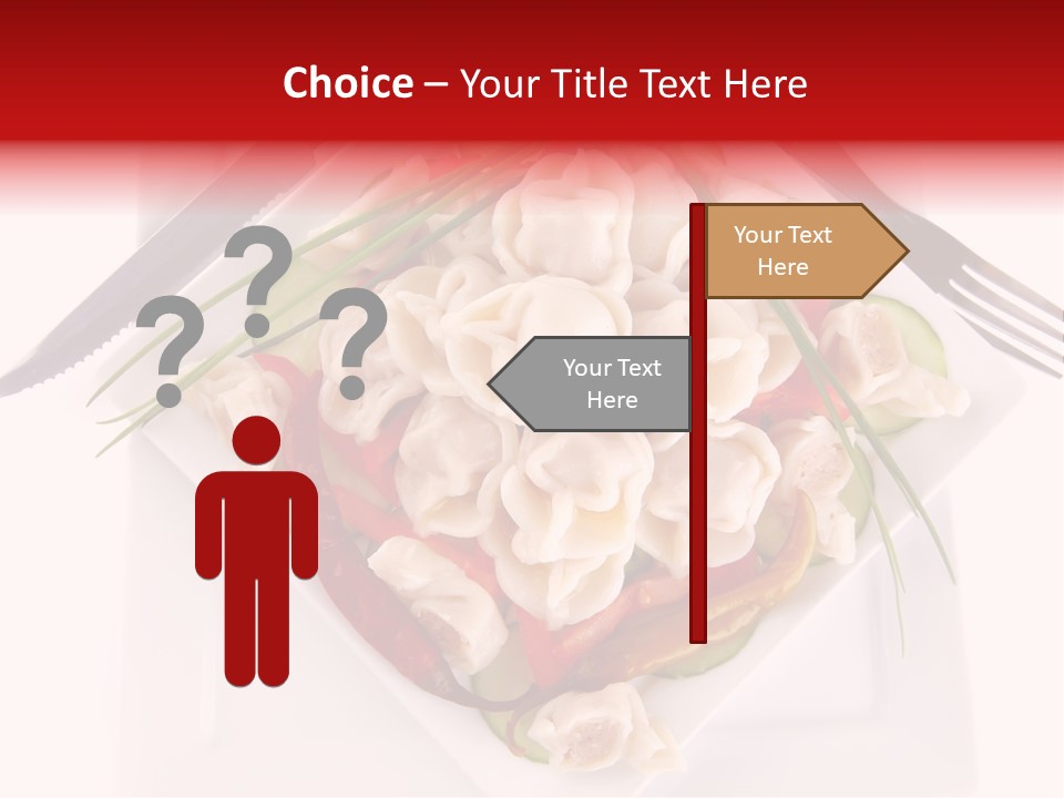 Dish Green Tortellini PowerPoint Template