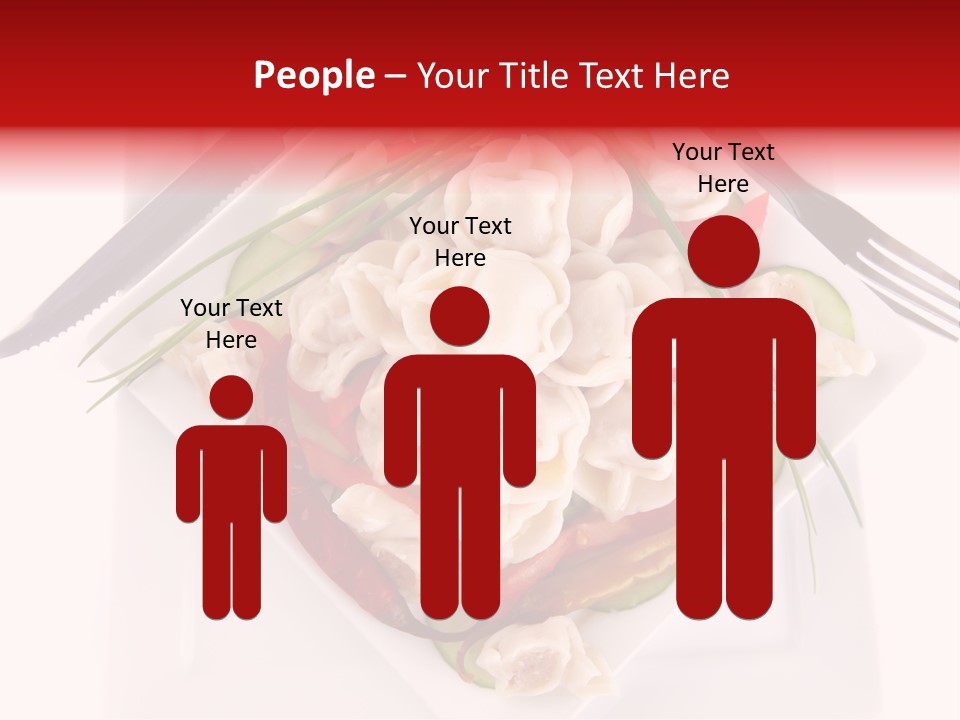 Dish Green Tortellini PowerPoint Template