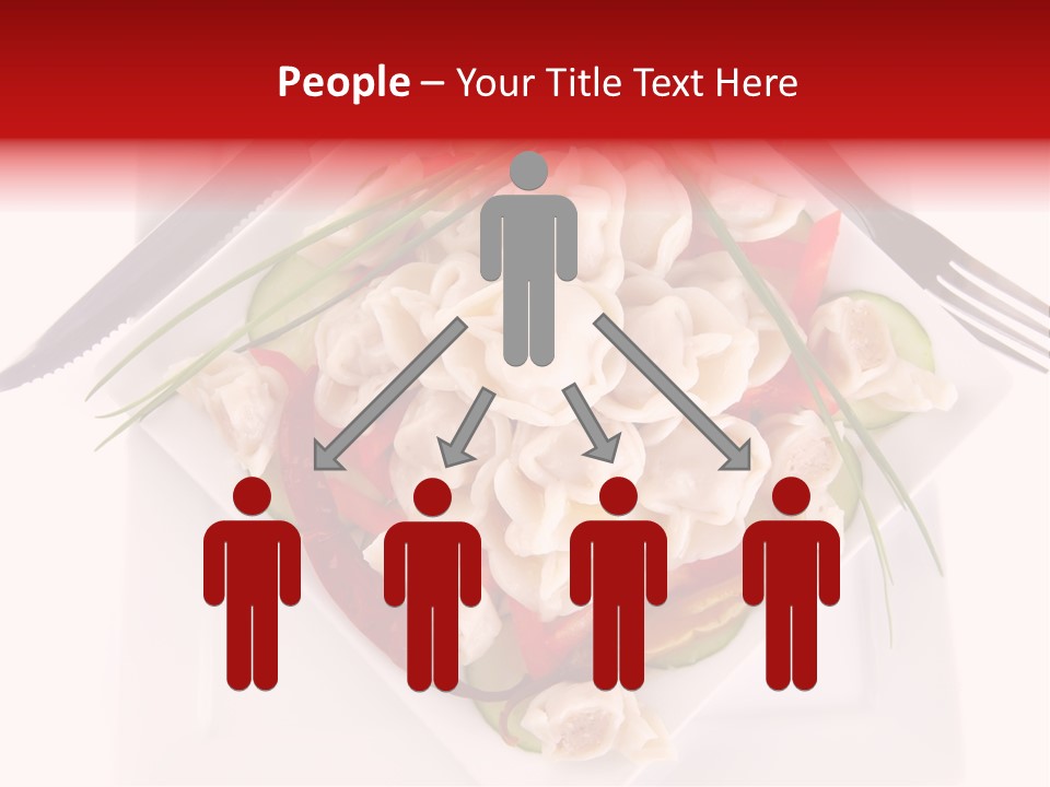 Dish Green Tortellini PowerPoint Template