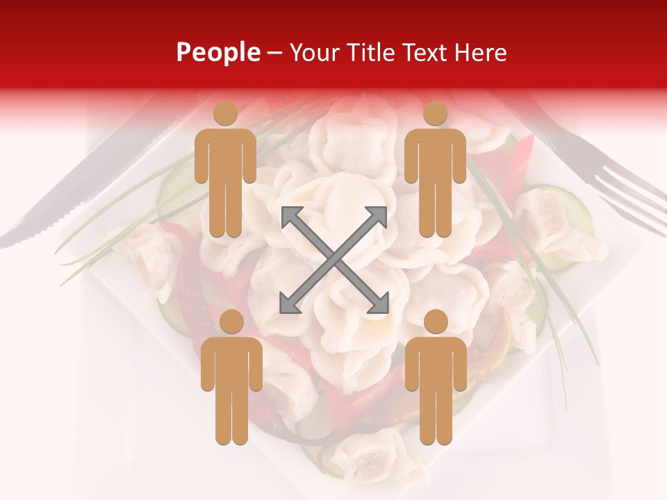 Dish Green Tortellini PowerPoint Template