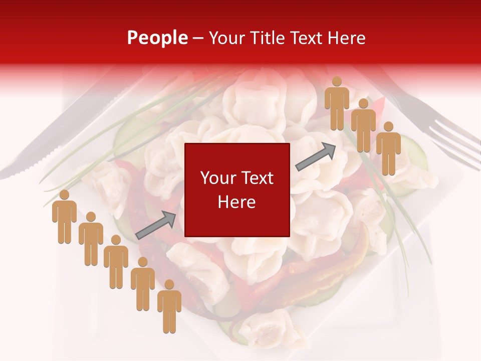 Dish Green Tortellini PowerPoint Template