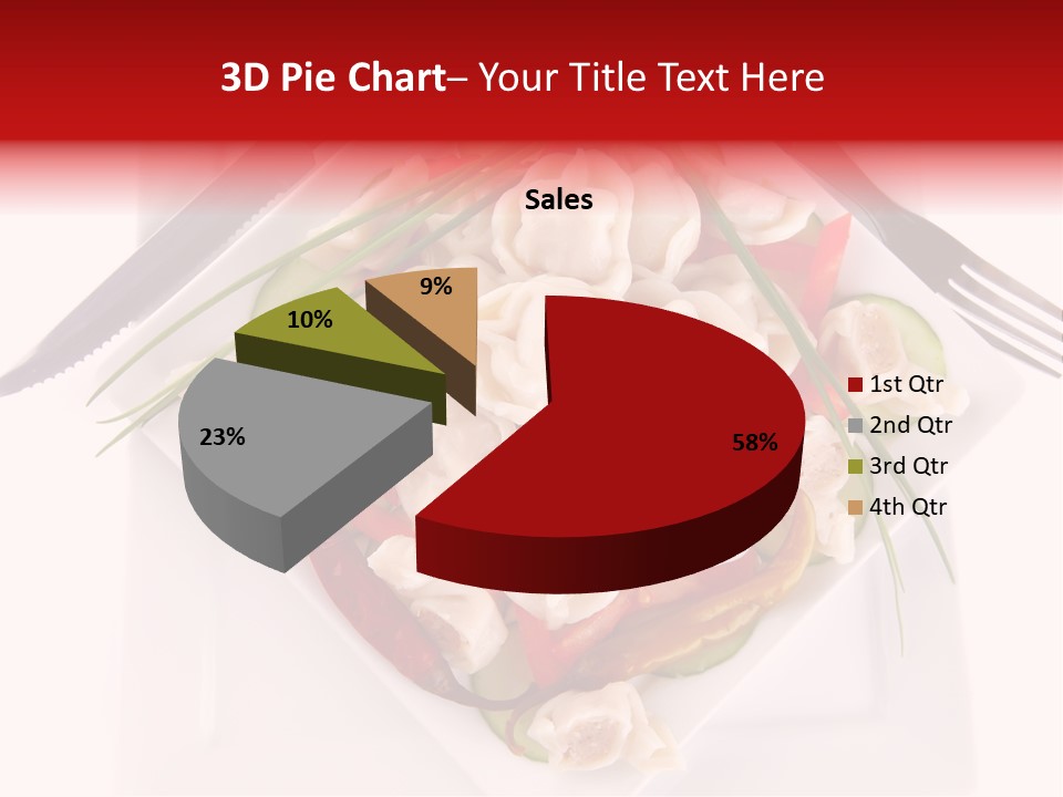 Dish Green Tortellini PowerPoint Template