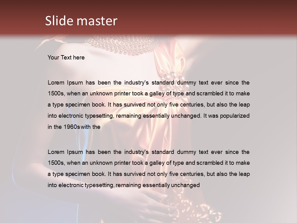 Mood Slim Person PowerPoint Template