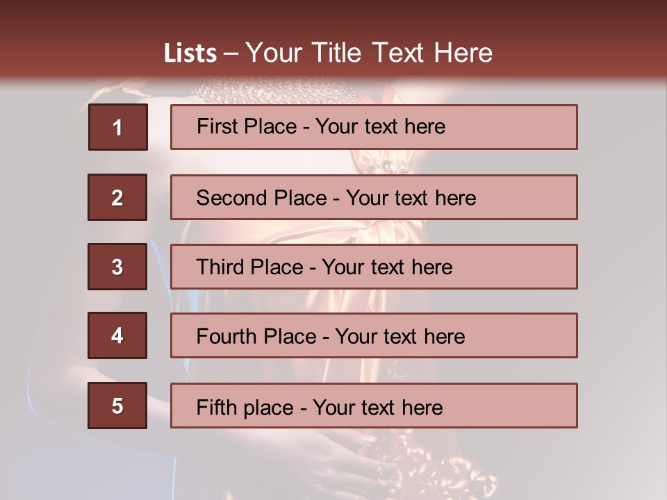 Mood Slim Person PowerPoint Template