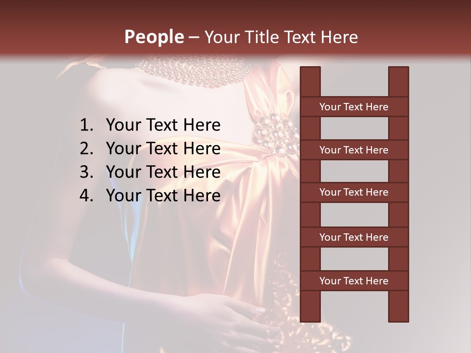 Mood Slim Person PowerPoint Template