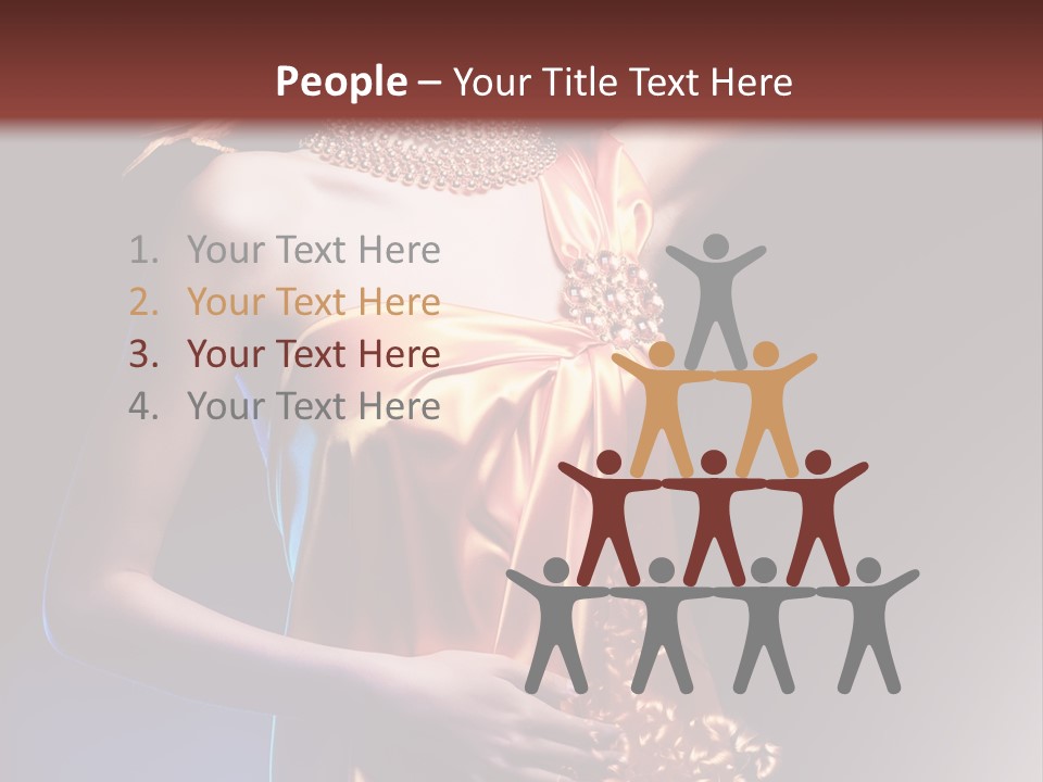 Mood Slim Person PowerPoint Template