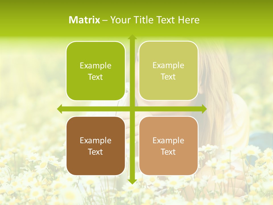 Model Sunny Female PowerPoint Template