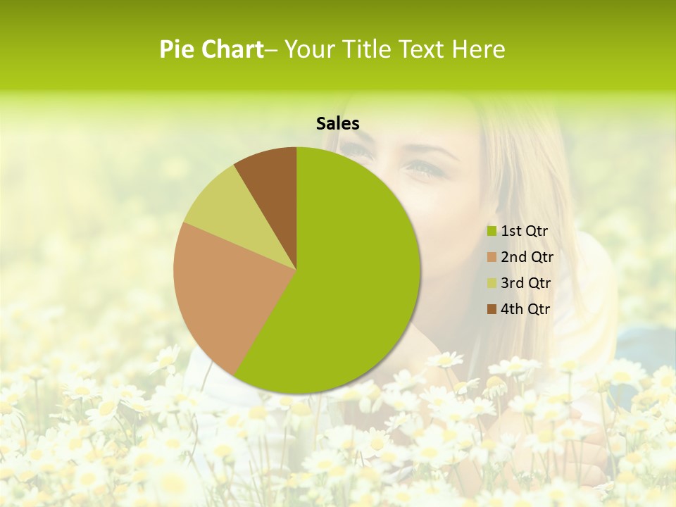 Model Sunny Female PowerPoint Template