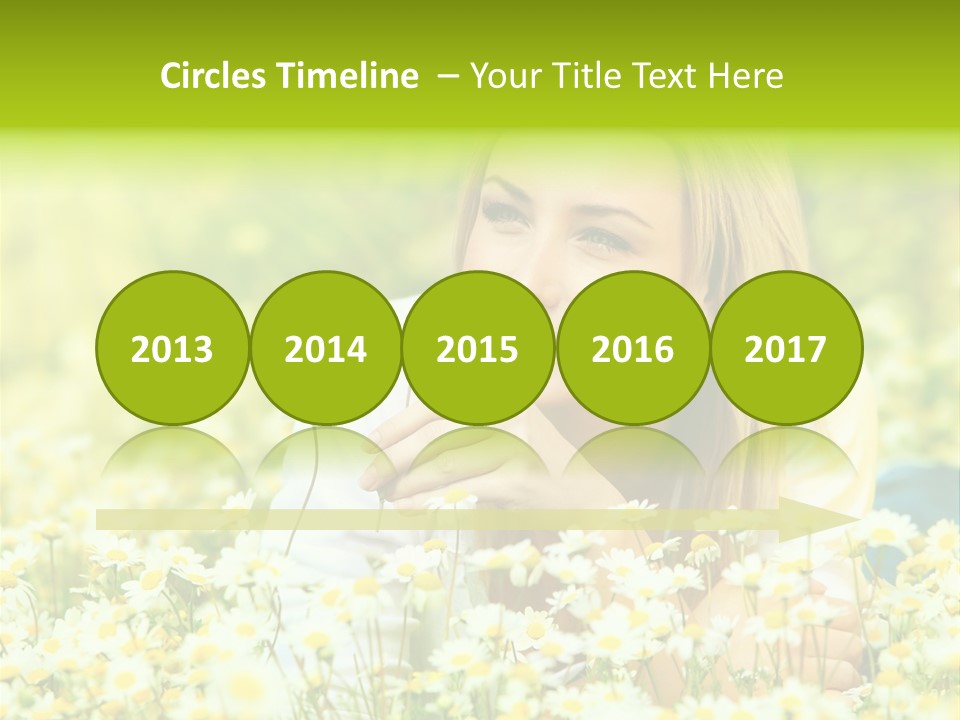 Model Sunny Female PowerPoint Template