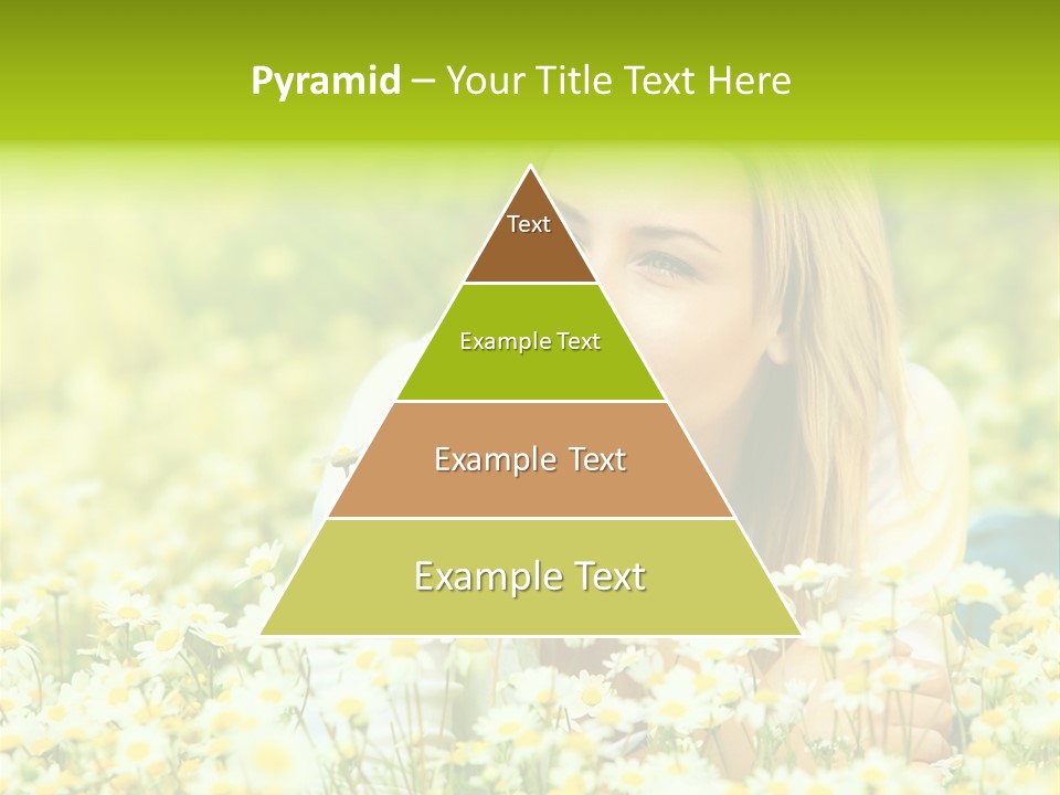 Model Sunny Female PowerPoint Template