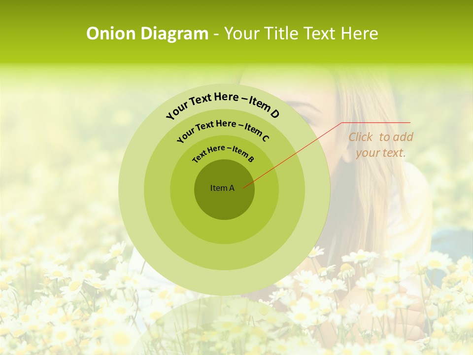 Model Sunny Female PowerPoint Template