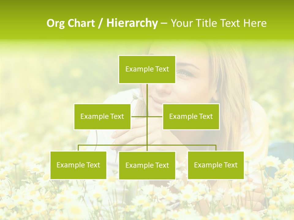 Model Sunny Female PowerPoint Template