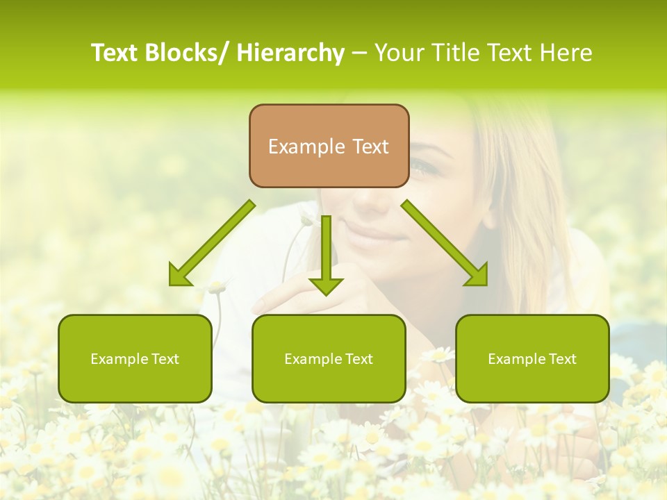 Model Sunny Female PowerPoint Template