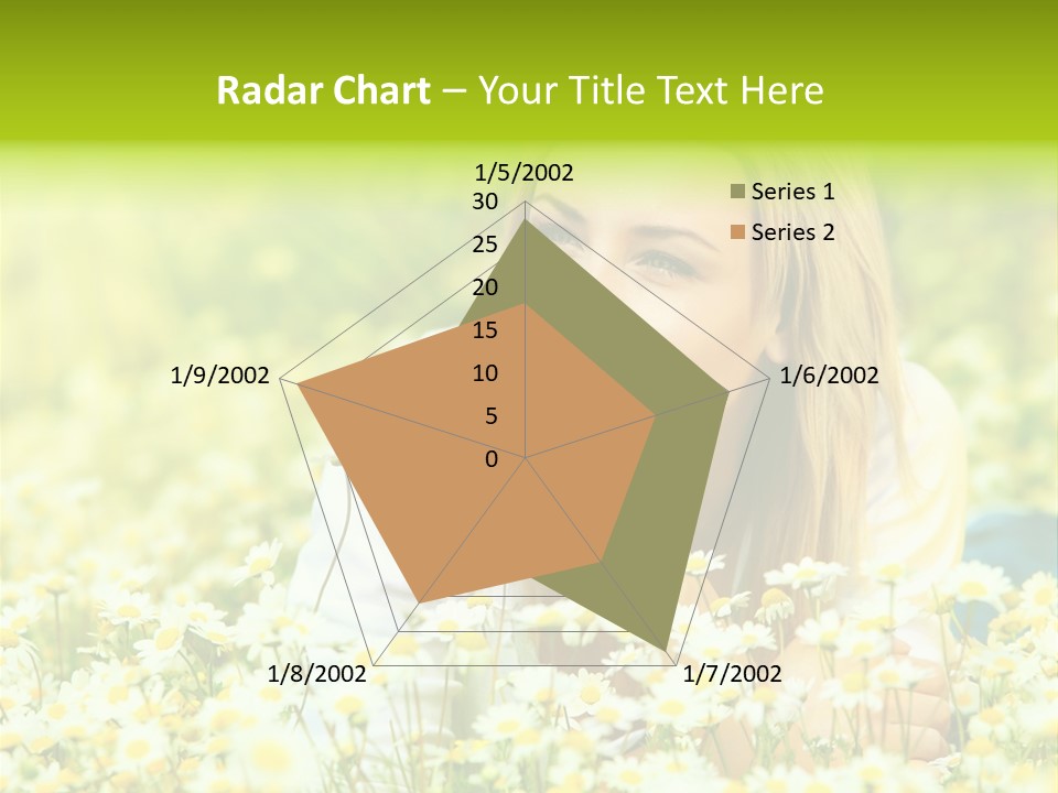 Model Sunny Female PowerPoint Template