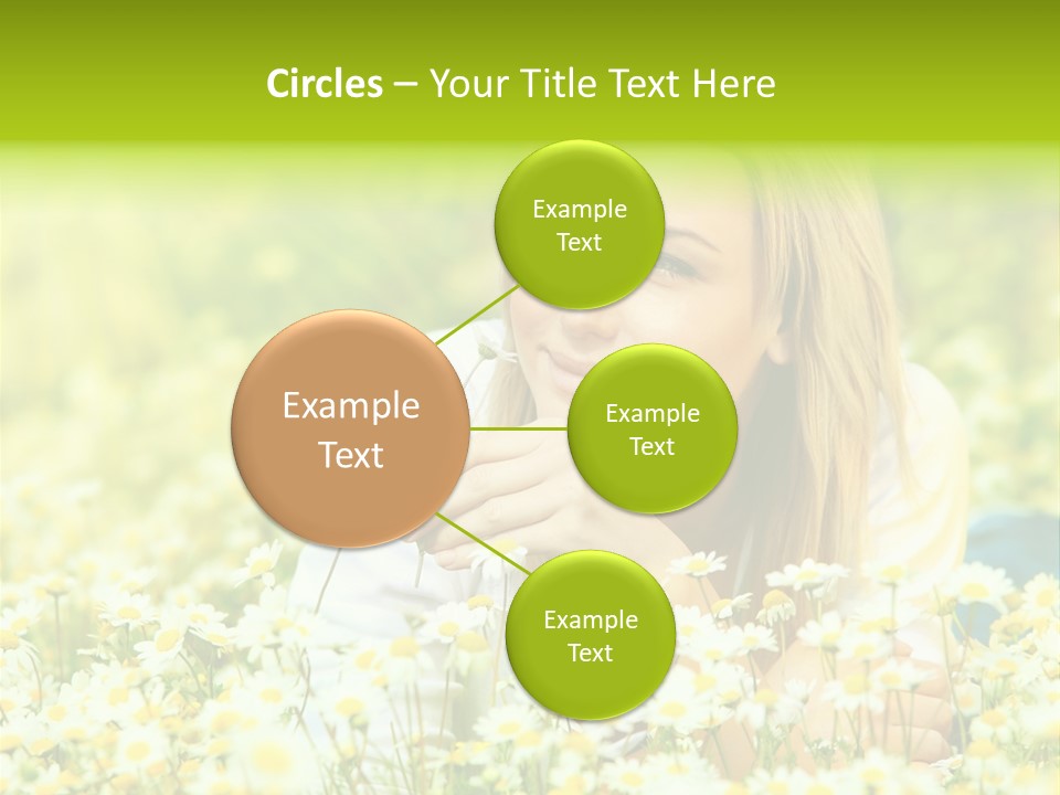 Model Sunny Female PowerPoint Template