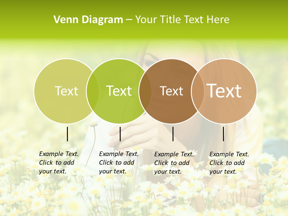 Model Sunny Female PowerPoint Template