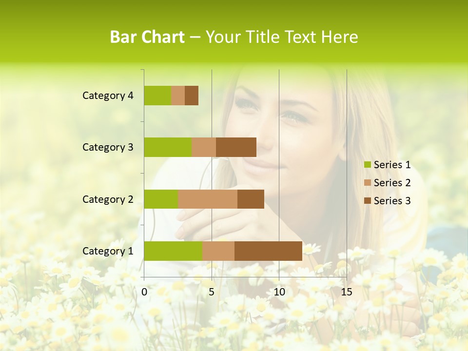 Model Sunny Female PowerPoint Template
