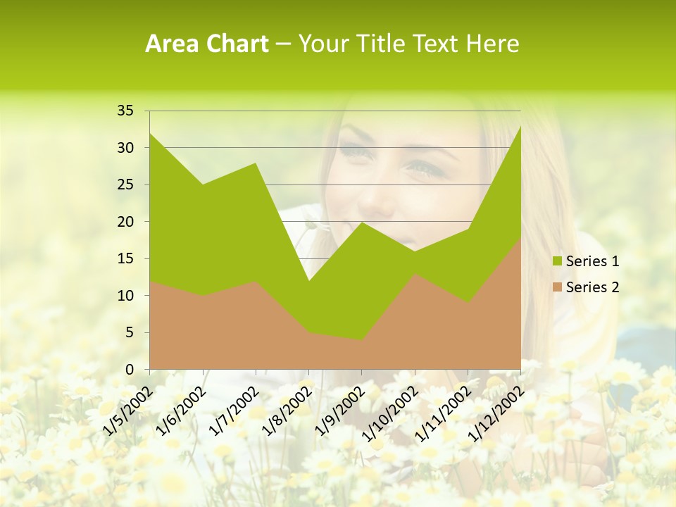 Model Sunny Female PowerPoint Template