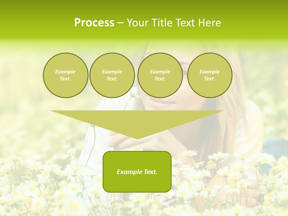 Model Sunny Female PowerPoint Template