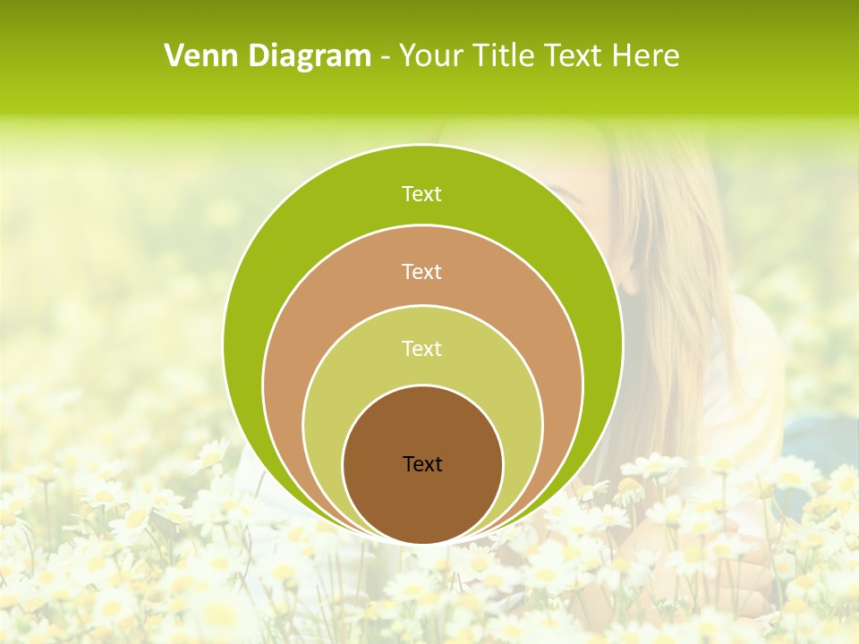 Model Sunny Female PowerPoint Template