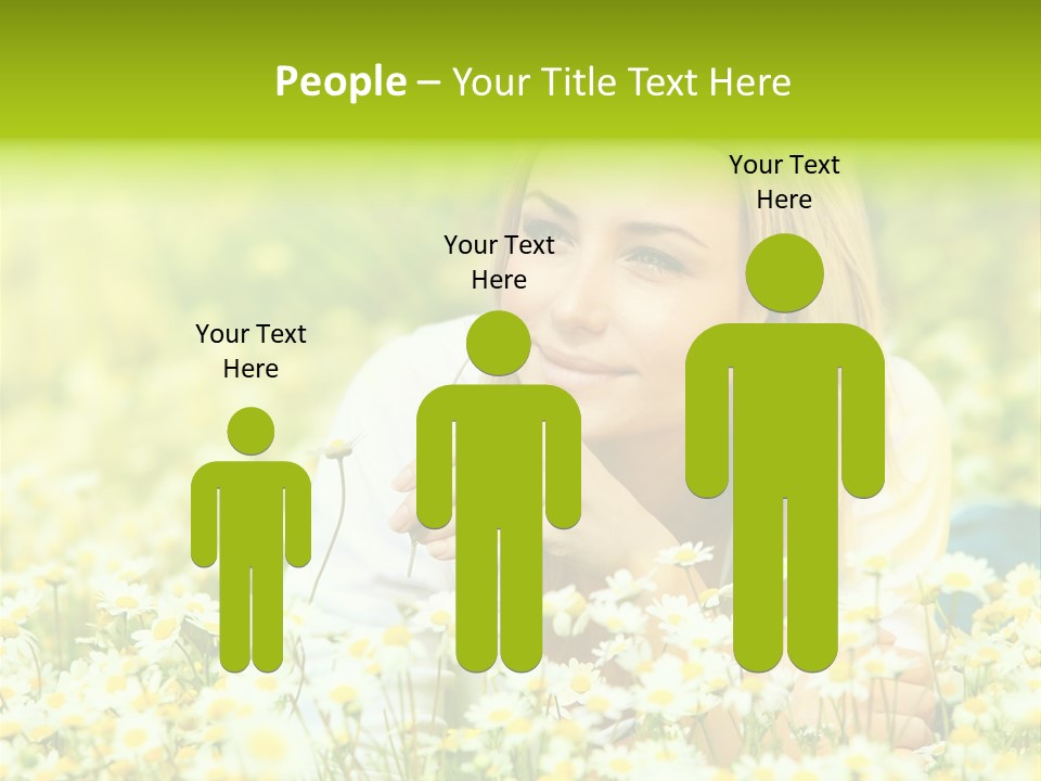 Model Sunny Female PowerPoint Template