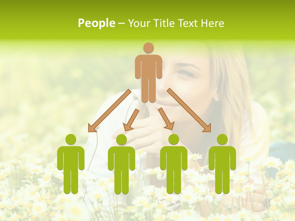 Model Sunny Female PowerPoint Template