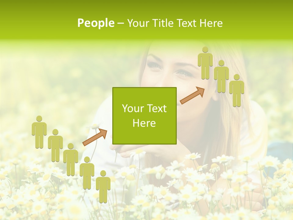 Model Sunny Female PowerPoint Template