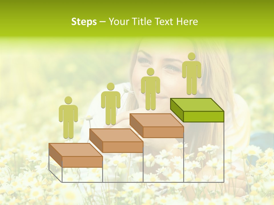 Model Sunny Female PowerPoint Template