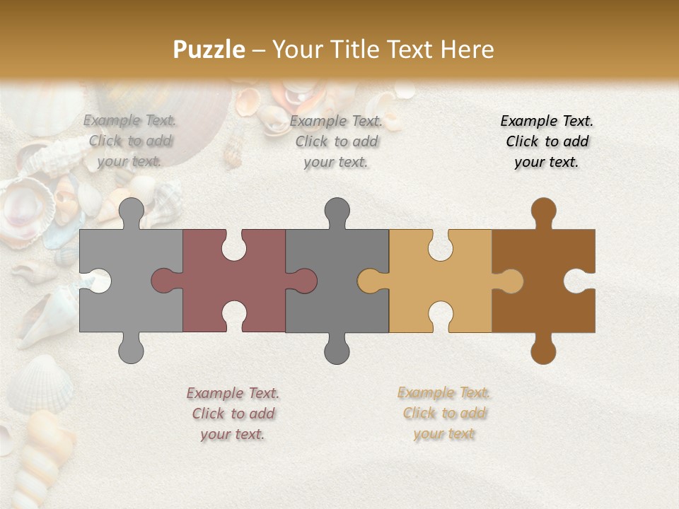 Nature Shore Conch PowerPoint Template