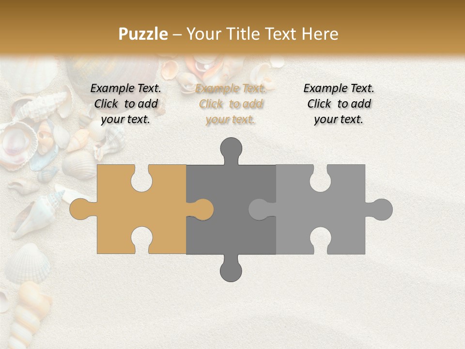 Nature Shore Conch PowerPoint Template