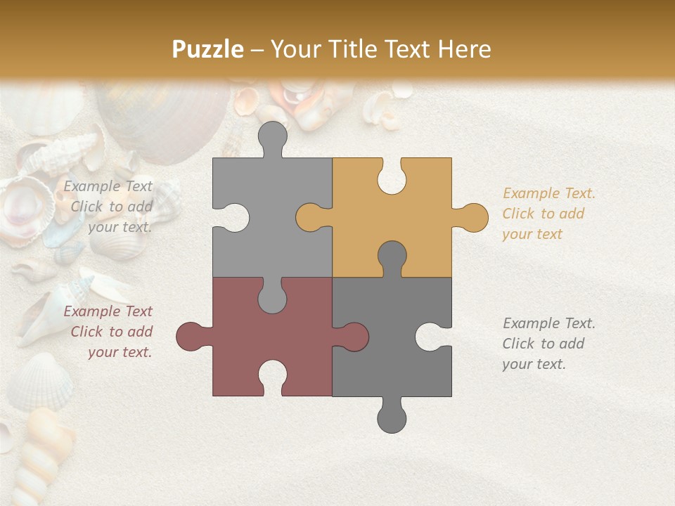 Nature Shore Conch PowerPoint Template