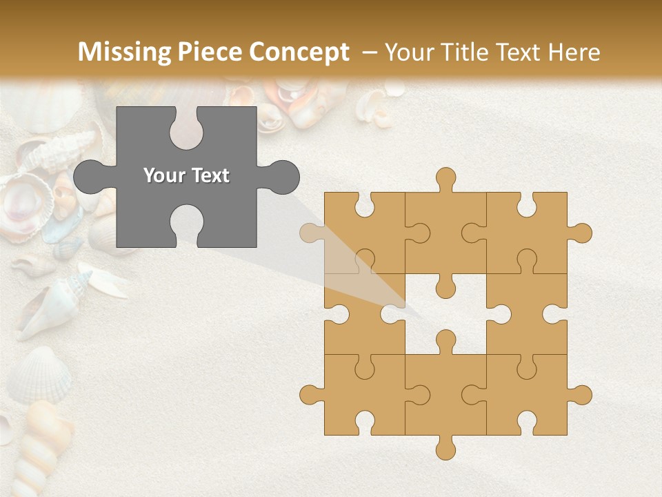 Nature Shore Conch PowerPoint Template