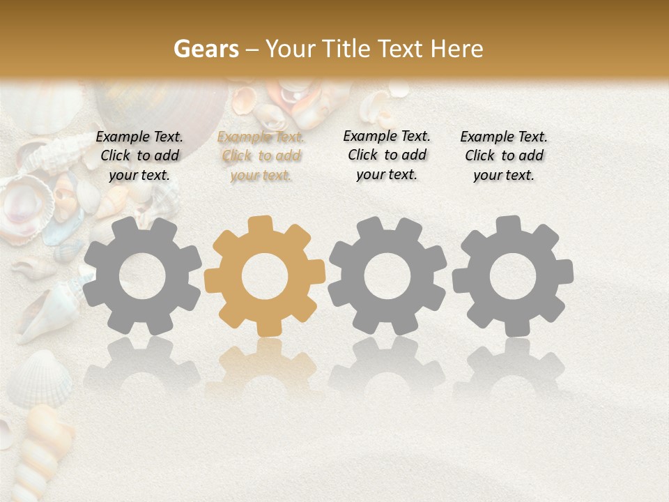 Nature Shore Conch PowerPoint Template