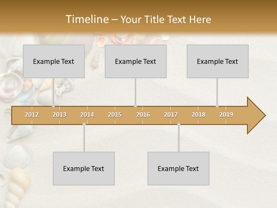 Nature Shore Conch PowerPoint Template