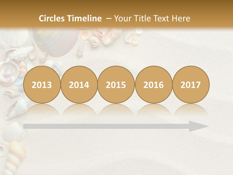 Nature Shore Conch PowerPoint Template