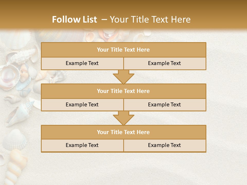 Nature Shore Conch PowerPoint Template