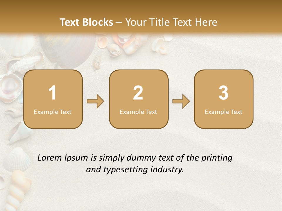 Nature Shore Conch PowerPoint Template